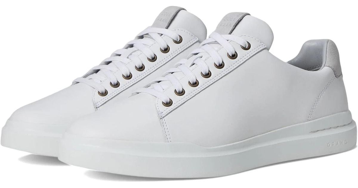 Sneaker trắng nam Cole Haan GrandPro Rally Lace-to-Toe