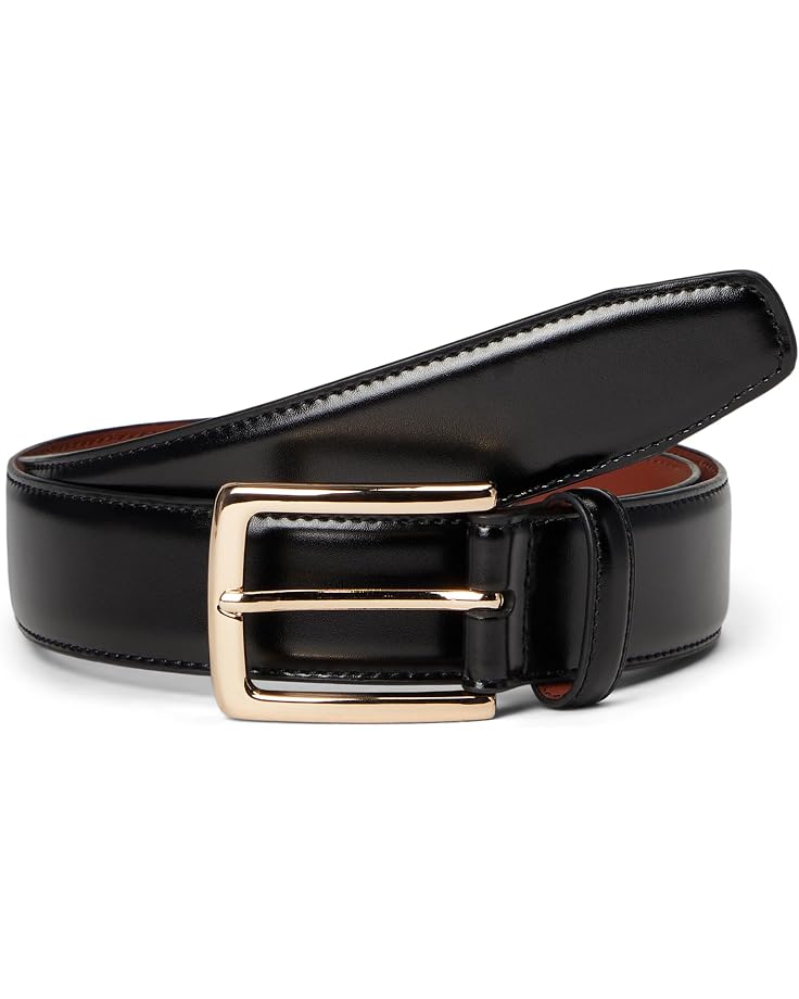 Johnston & Murphy Burnished Leather W/Brass Buckle màu đen